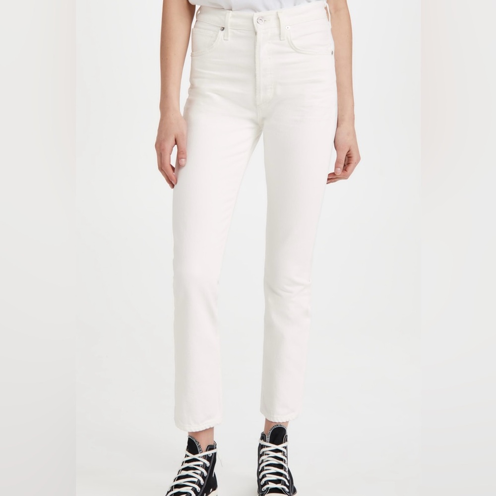 Citizens of Humanity Rocket Ankle white skinny jeans. Size 26. Great condition.